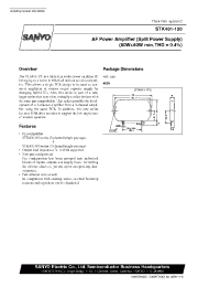 Datasheet STK400-040 manufacturer Sanyo